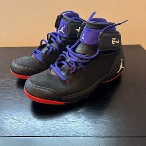 2013 Youth/Women Nike Air Jordan Melo 1.5 Concord/Infrared Shoes Size Y7/W8.5